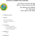 Icon of 2024.02.16 Finance Committee Meeting Agenda