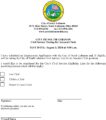Icon of Civil Service Test Account Clerk Eligibility List Form