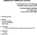 Icon of 04.10.25 Personnel Committee Meeting Agenda