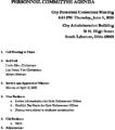 Icon of 06.05.25 Personnel Committee Meeting Agenda