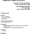 Icon of 26.05.14-Personnel Committee Meeting Agenda