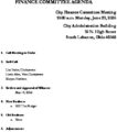 Icon of 2026.06.29 Finance Committee Meeting Agenda