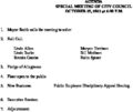 Icon of 10.25.22 Council Special Meeting Agenda