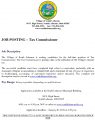 Icon of Job Posting - Tax Commissioner 1221917 Draft
